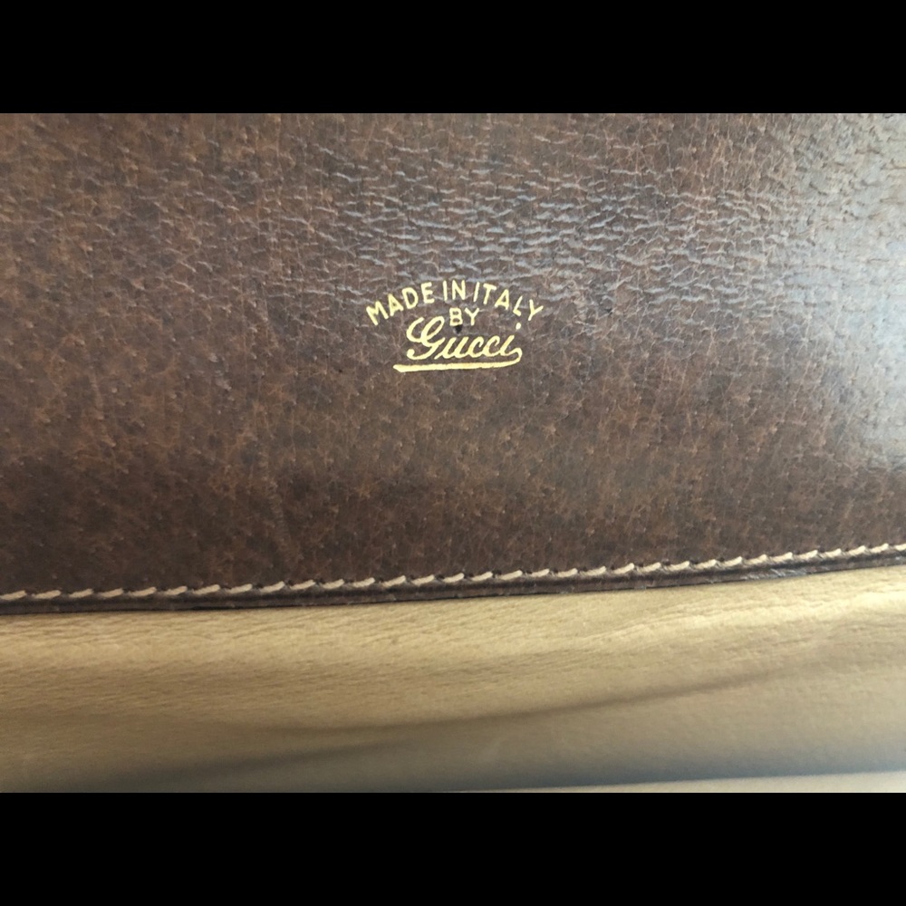 πHP 10/8π Authentic Vintage GUCCI Womenβs Briefcase - Picture 5 of 10